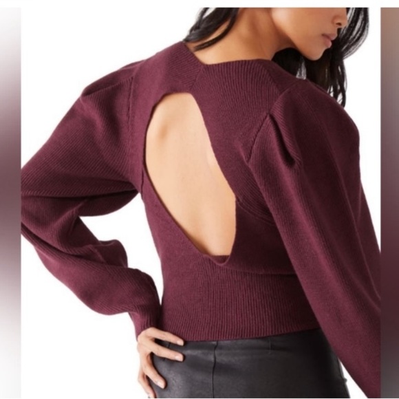 Free people Saffron open back sweater - Picture 2 of 6